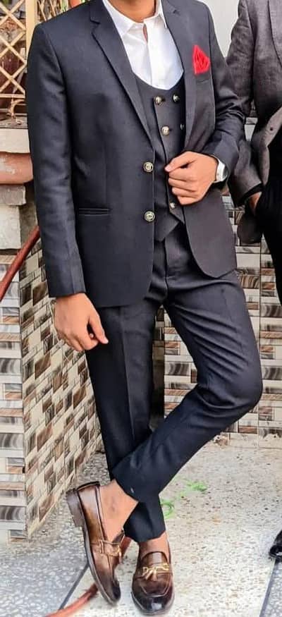 Dark Grey Color 3 PCs