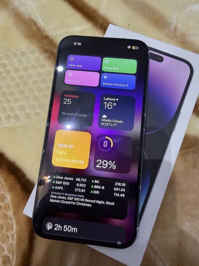 14 Pro Max | 128 GB | Non-PTA | Unlocked