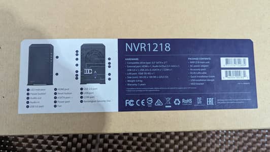 Synology NVR1218 – Completely Box Pack
