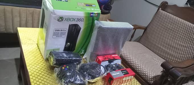 xbox 360 with box