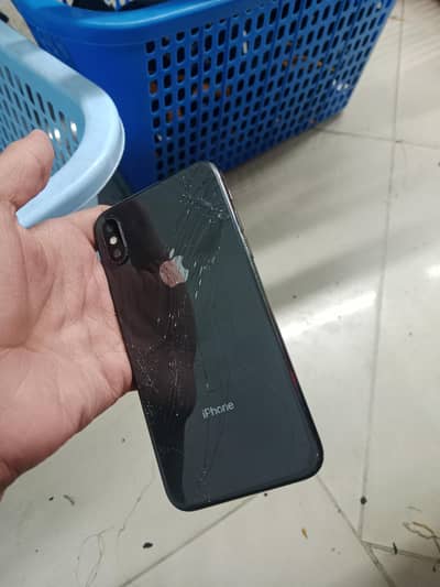 I phone x non pta 64 GB bh76 back krack face id off Baki all ok