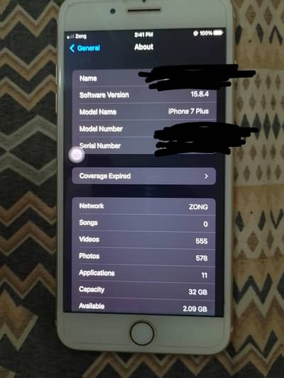 iPhone 7 plus 32Gb PTA approve original.