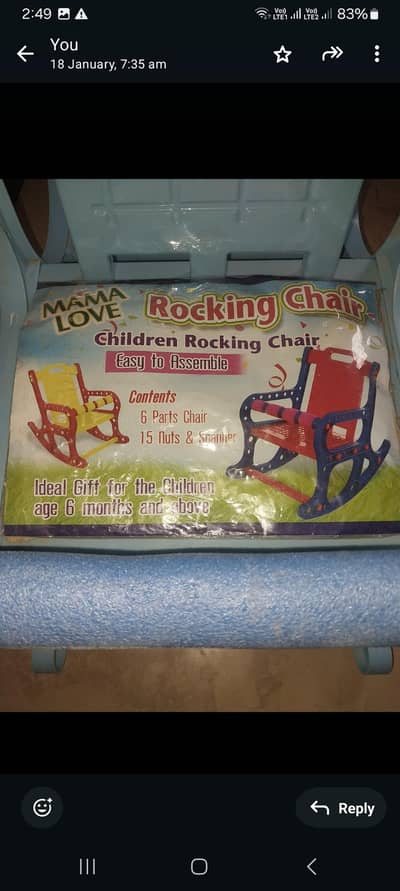 Baby rocking chair