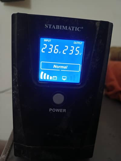 Stabimatic Gemini 650VA UPS (390W) with Digital LCD Display & Box