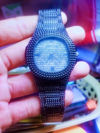 New black man's watch