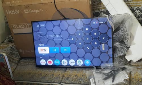 haier Qled with 1.5years warranty