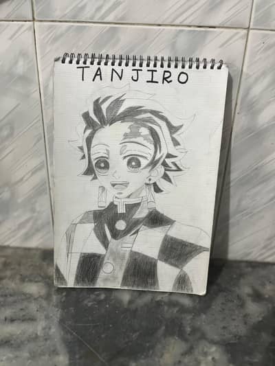 Tanjiro sketch for sale