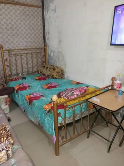Iron made bed with Matress