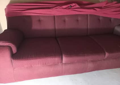 Wooden Sofa Set in Good Condition ( 2 Seater + 3 Seater )