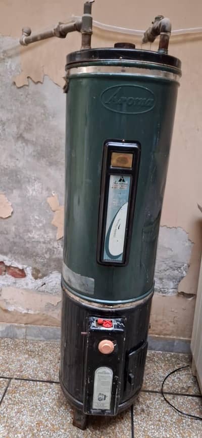 35 litre gas geyser aroma company working condition