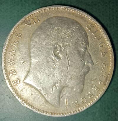 king adward VII coin 1906 from india