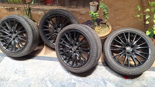 impoted Alloy Rims with tyre for sale