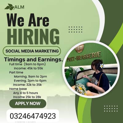 part time full time office work home base jobs available