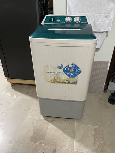Haier slightly used washing machine