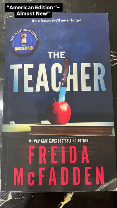 American Edition – The Teacher by Freida McFadden( light highlighting
