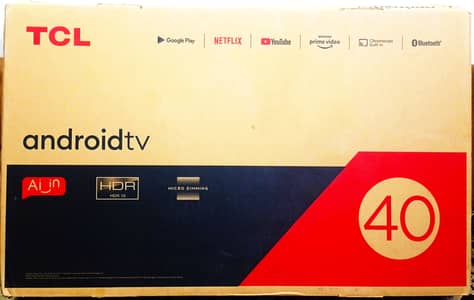 TCL 40" android smart LED with very good Condition.