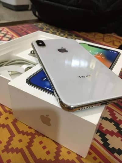iPhone X 256GB PTA Approved contact me 0323.3070027