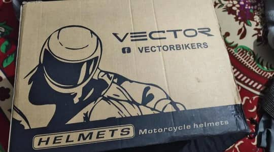 Vector Helmet VT253(L) size / Dot approved vector red colour