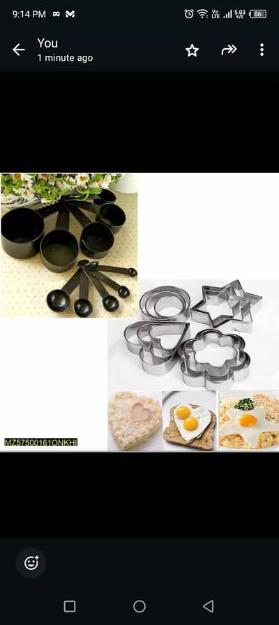Product Name*: 10 Pcs Measuring Cup Spoon Black, Combo Pack