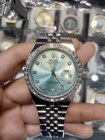 Rolex-Style Oyster Date Watch – Premium Look