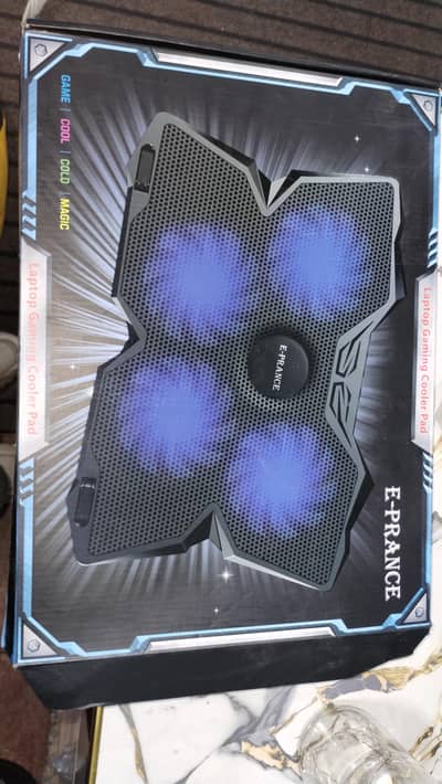 Laptop Cooling Pad with Blue LED Fans