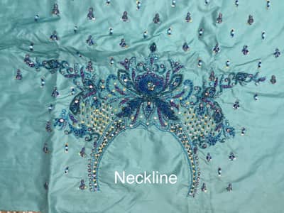 Unstitch heavy fancy 4 pcs suit