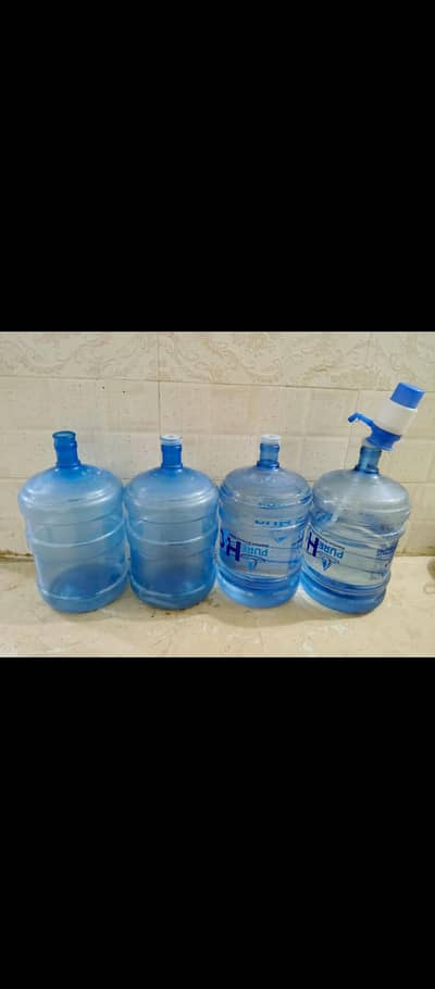 19 liter bottles available for sale