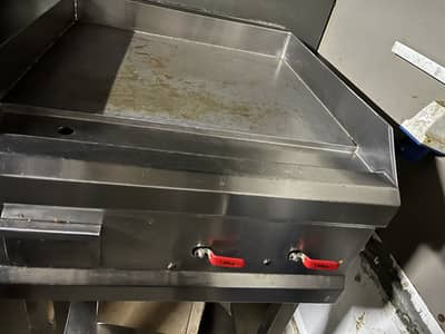 Hot plate. Shawarma and smash