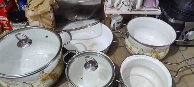 cooking pots electric+gas