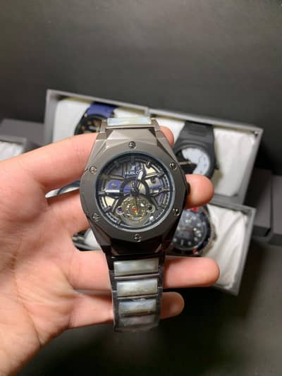 Hublot skeleton watch