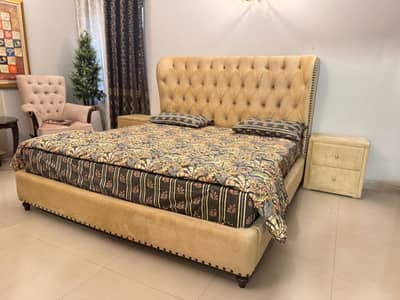 Bed Set ||BedRoom Set ||Double bed Set (2 Side and Dressing Table)