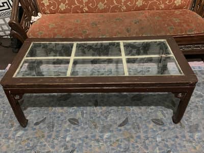 Wooden Brown Console Center Table