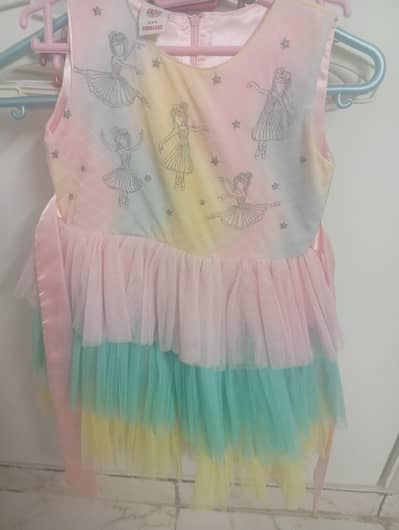Bacha party baby girl multi Colour frock