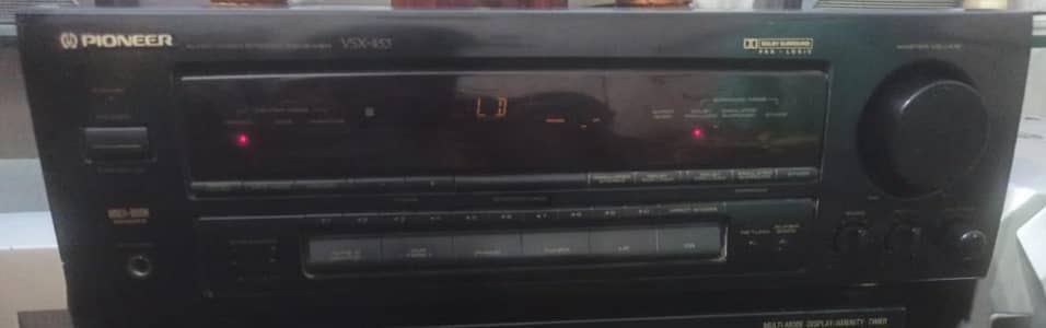 poinner amplifier model VSX 453 650 wats new condition working ma