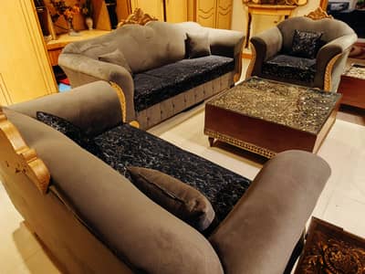 sofa set 3 2 1 seater ten years warrenty