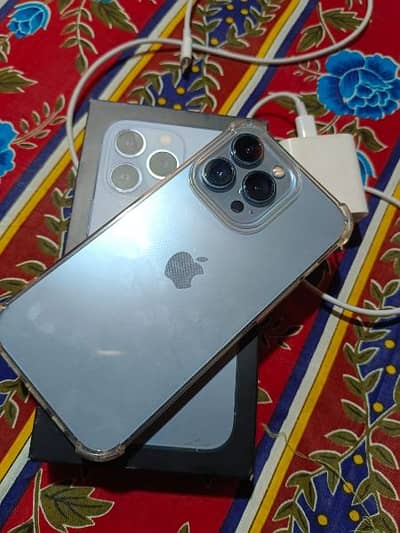 iPhone 13pro PTA approved 10by10 condition with complete box ma