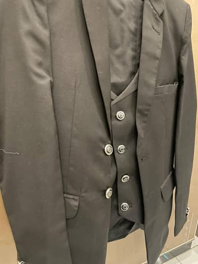 One time used 3 piece with waistcoat for 13 to 15 y/o kid