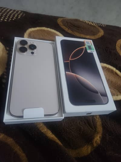 16 Pro Max 256GB PTA Approved desert Battery 92%