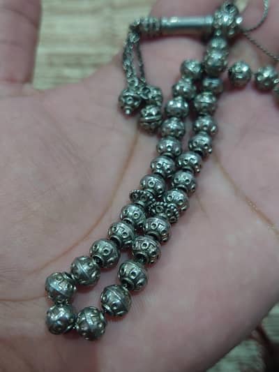 Antique Yemeni design 33 beads silver Tasbeeh