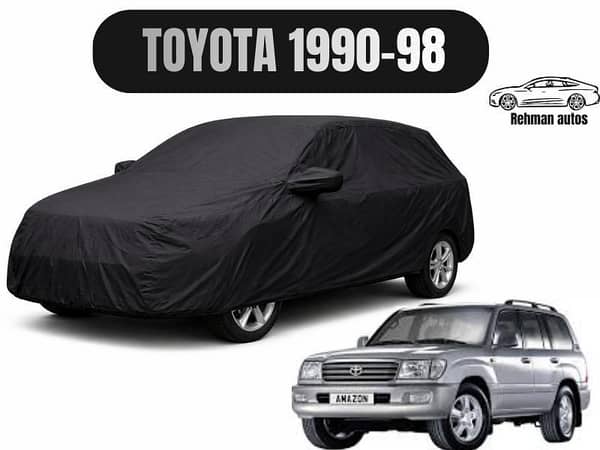 Toyota Land Cruiser (1990–1998) Double Layer Car Top Cover | Heavy Duty Dust, Sun & Rain Protection | Perfect Fit