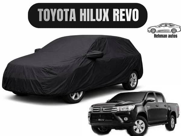 Toyota Hilux Revo Double Layer Car Top Cover | Heavy Duty Dust, Sun & Rain Protection | Perfect Fit