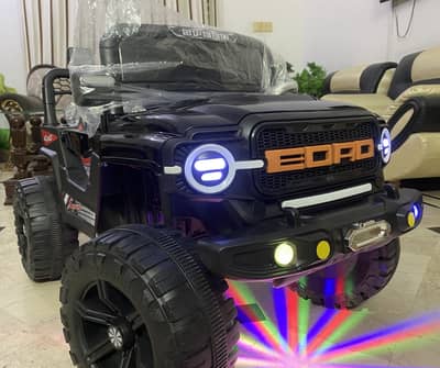 Brand new electric jeep 4x4 full option with box