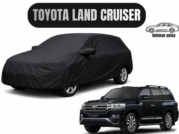 Toyota Land Cruiser (2007–2021) Double Layer Car Top Cover | Heavy Duty Dust, Sun & Rain Protection | Perfect Fit