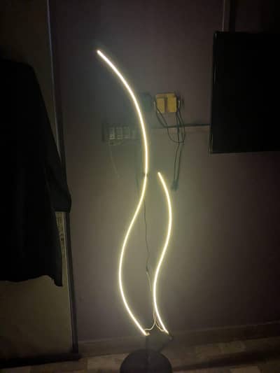 Modern Tree Neon Corner Floor Lamp Indoor