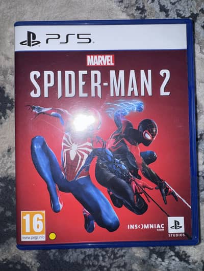 SPIDER MAN 2 ps5 [NO SCRATCHES ON CD] not even a single one