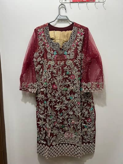 Fresh suit designer work suit 3 piece fresh suit only one time wear