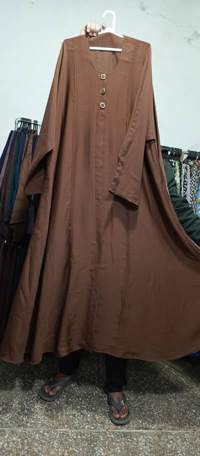 Front open abaya