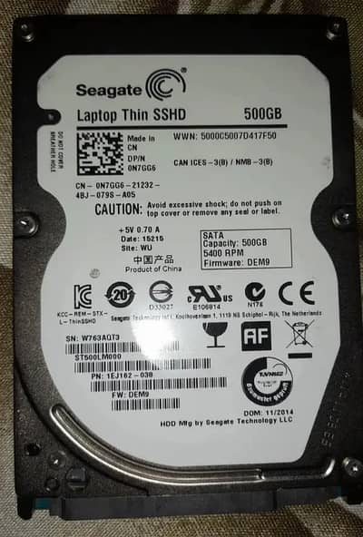 seagate 500gb hard disk . . . . . . m. 2ssd mini card 128