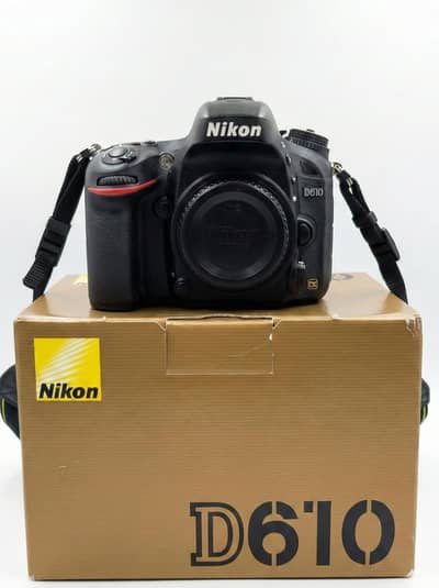 Nikon D610 With Lens and Accessories