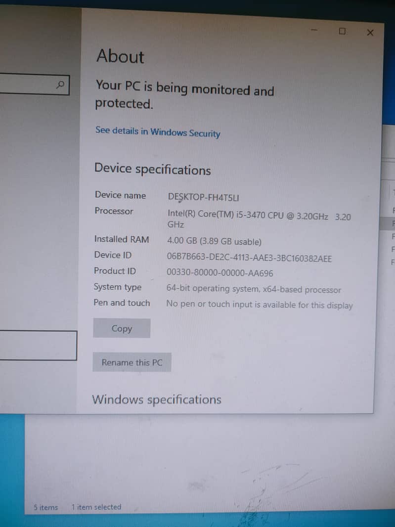 Intel core i5 3rd generation gaming PC 3